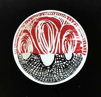 ビンテージ　日比野克彦　絵皿　デザイン皿　５枚セット 714t3e+TU0L._UF350,350_QL50_.jpg